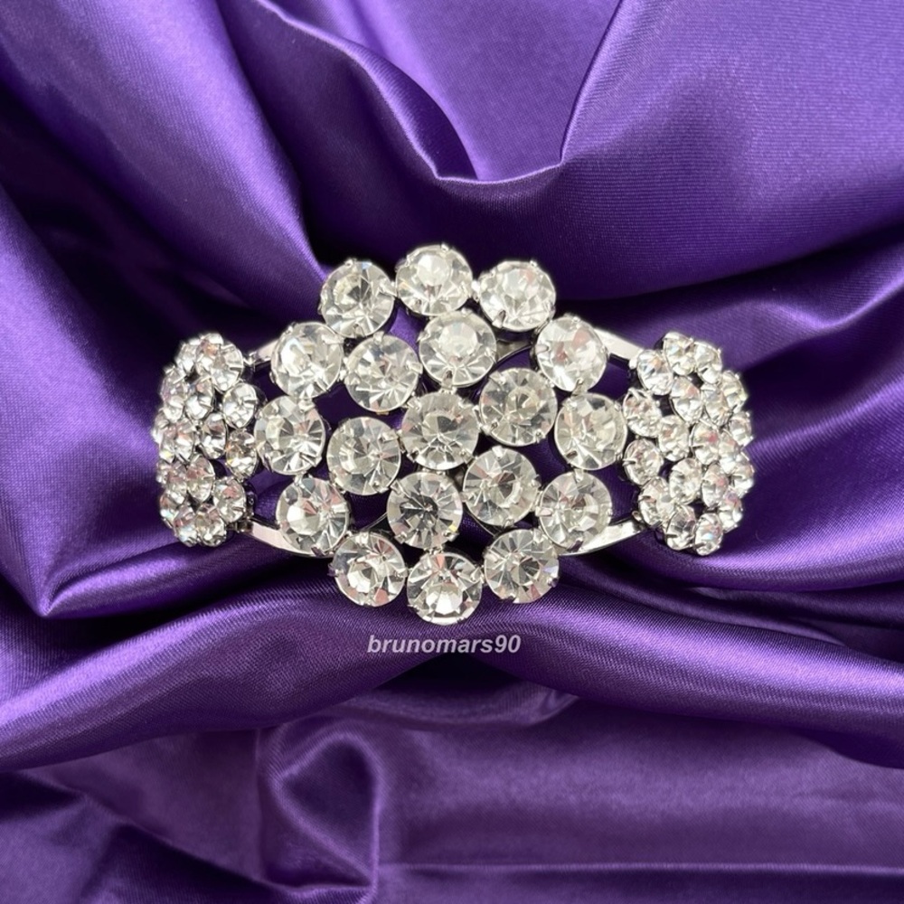 Selena Quintanilla Inspired Rhinestone Clamper Bracelet